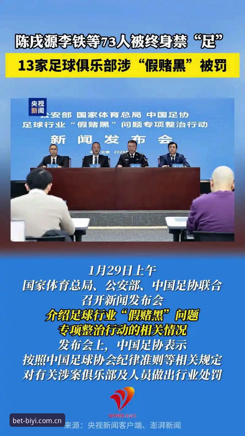 中国足协第三批禁足名单最新动态：65名从业者遭重罚，行业整顿再升级